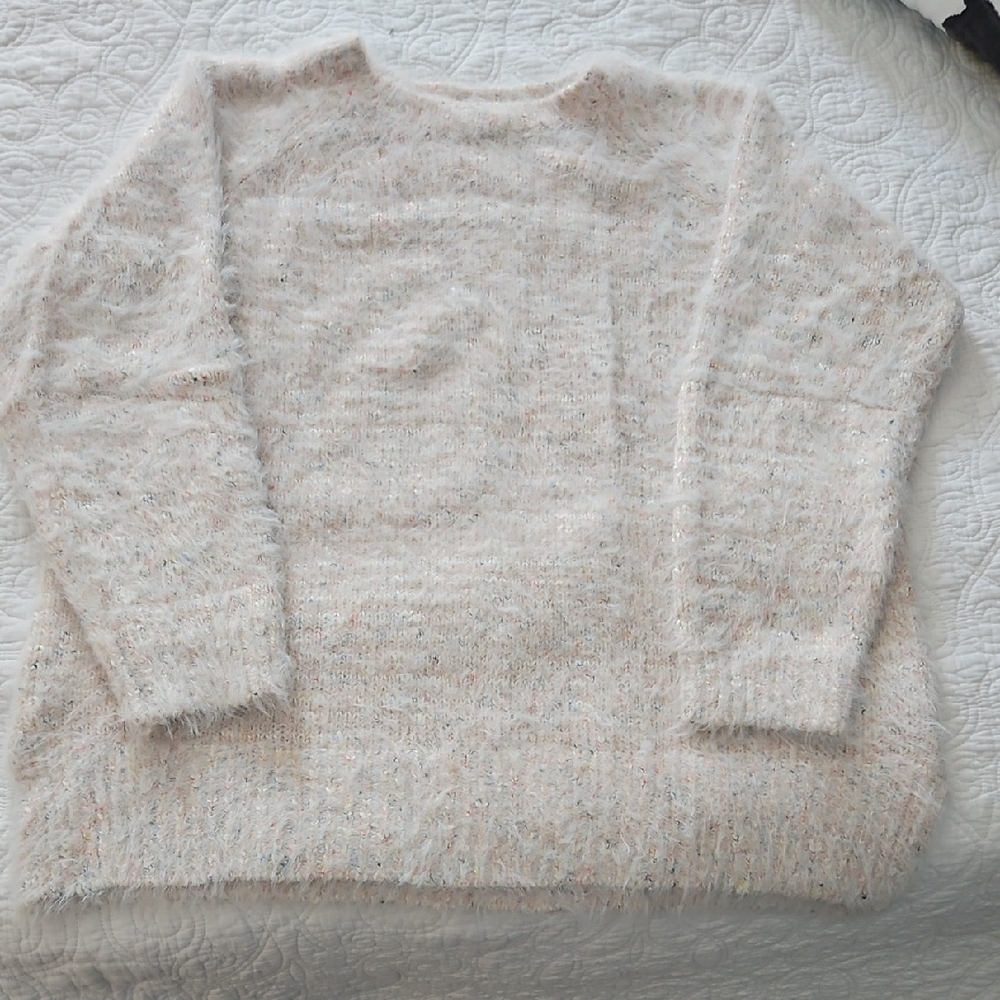 Lou & Grey Soft Cream Knit Sweater